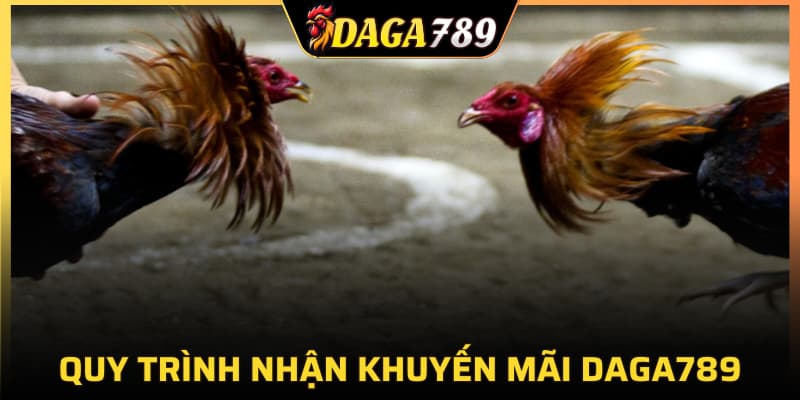 Quy trình nhận khuyến mãi DAGA789